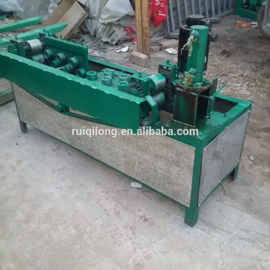 stainless steel flat bar straightening and cutting machine