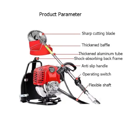 Multi-Function Knapsack Paddy Weeder and Mini Gasoline Power Garden Weeder for Small Farms