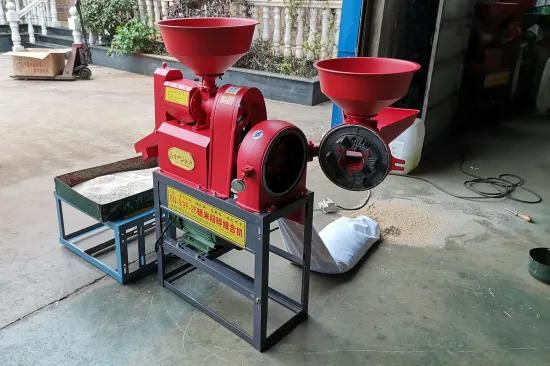 Rice Machine Mill Rice Mill Machine Sale Rice Milling and Grain Grinding 2 in 1 Home Flour Milling