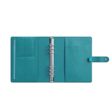 Teal A5 Leather Planner Binder for 2020