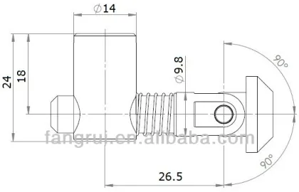 Central connector, central quick connector