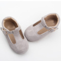 Leren veterschoenen voor meisjes Tbar-schoenen voor kinderen