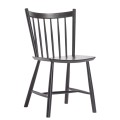 Silla de comedor de madera maciza con diseño curvado Windsor