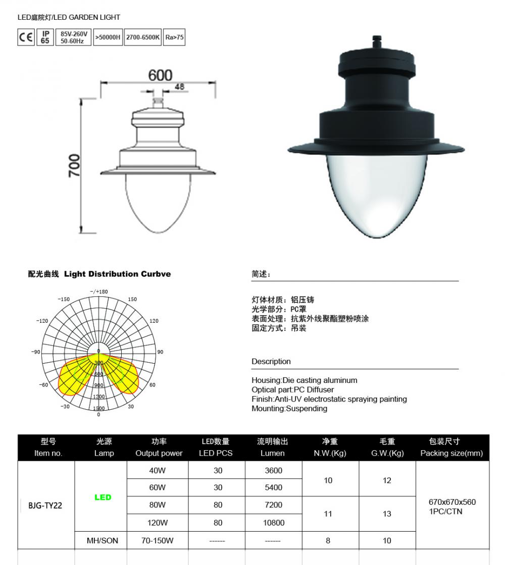  LED Garden Light