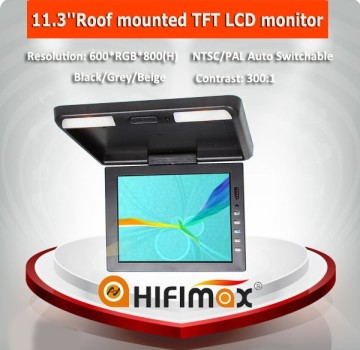 Hifimax 11.3 '' (4:3)ROOF MOUNTED LCD MONITOR /roof monitor car roof monitor