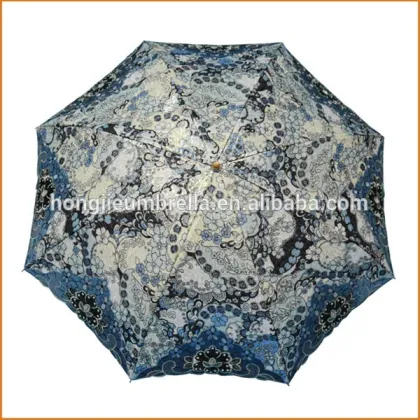 19"5-fold sliver coated mini umbrella in case night safe mini reflective umbrella