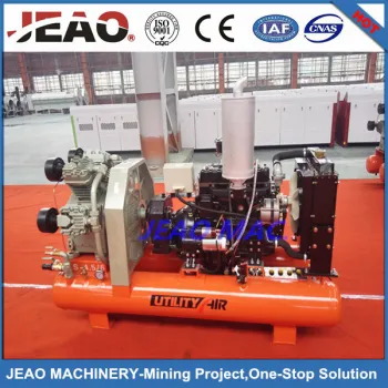 35kw Diesel Engine Air Compressor with 230L Air Tank