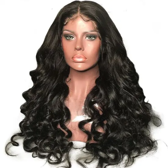 Wholesale Peruvian Hair Swiss Hd Full Lace Frontal Wig For Black Women 100% Raw Virgin Cuticle Aligned Human Hair Lace Front Wig