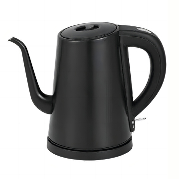 1.0 Liter Electric Gooseneck Stainless Steel Kettle for Camping and Travel