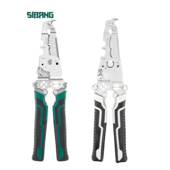 Scimitar folding wire stripper
