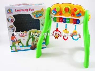 Hot sale baby gym equipment baby crawl mat baby activity gym with movable keyboard