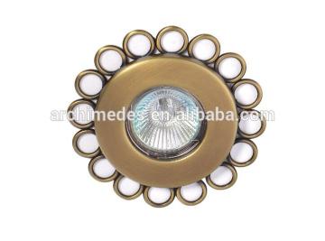 iron round LED Downlight
