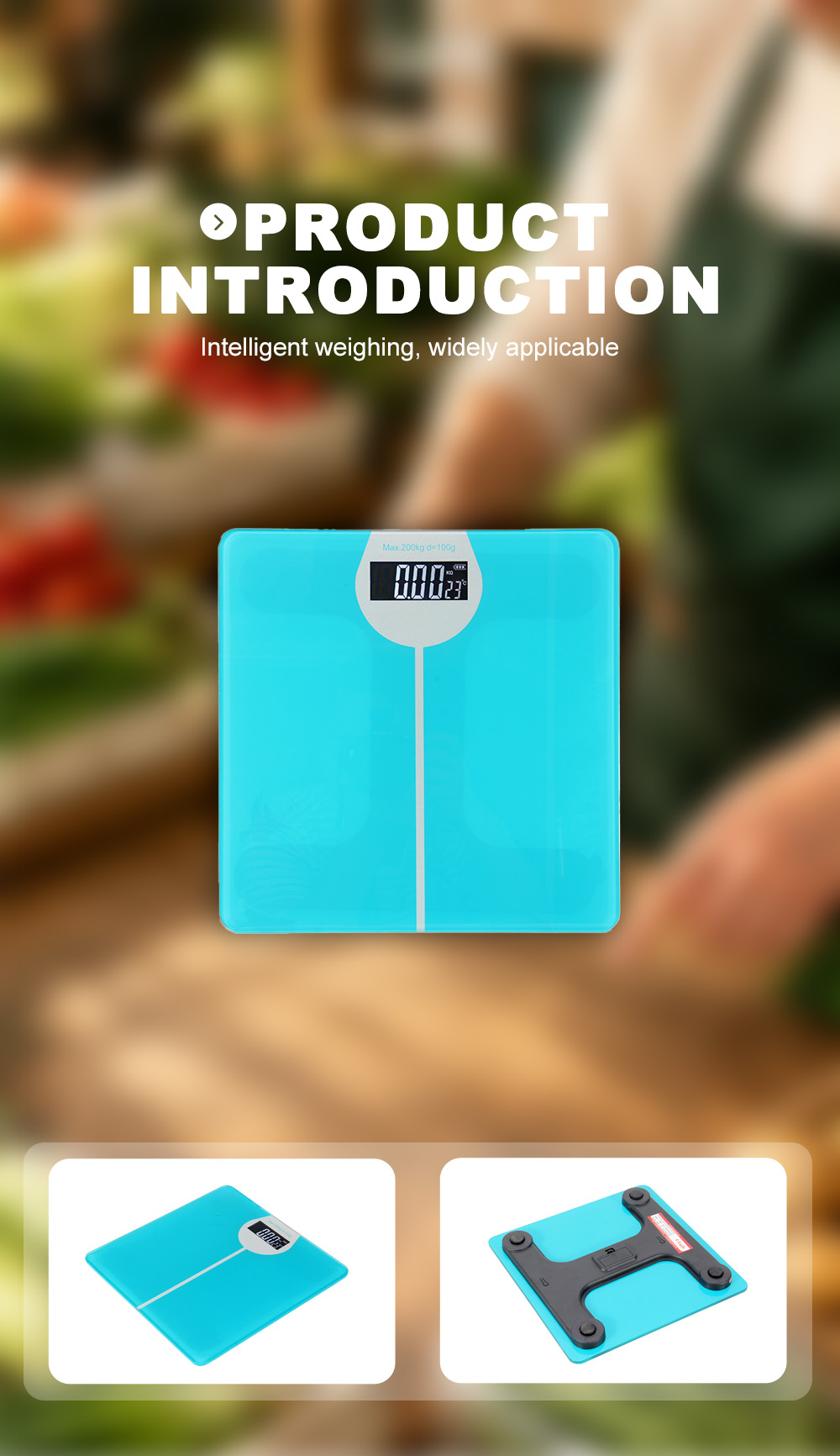 YHD‑1006 Glass Bathroom Weight Scale X