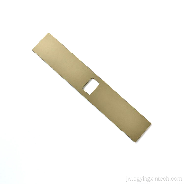 Nganyarke Pangkalan Keyboard Dhasar CNC Machining Anodized Aluminium