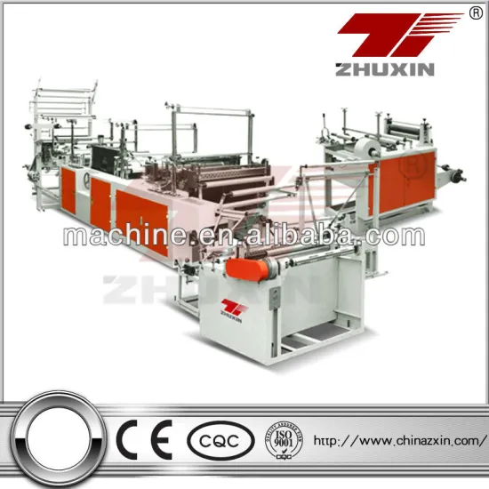 RLD-1000 Whole Automatic Continuous-rolled Ribbon-through Garbage Bag Making Machine