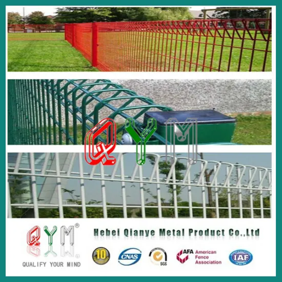 Qym 2.4m Height Triangle Bending Galvanized Brc Fence