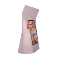 Flat Bottom Mylar Bags With Clear Window For Coffee Display With Tin Tie