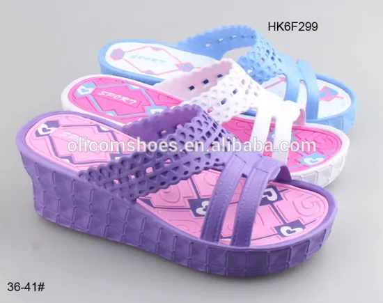 2017 Best Selling High Heel EVA Injection Womens Slippers