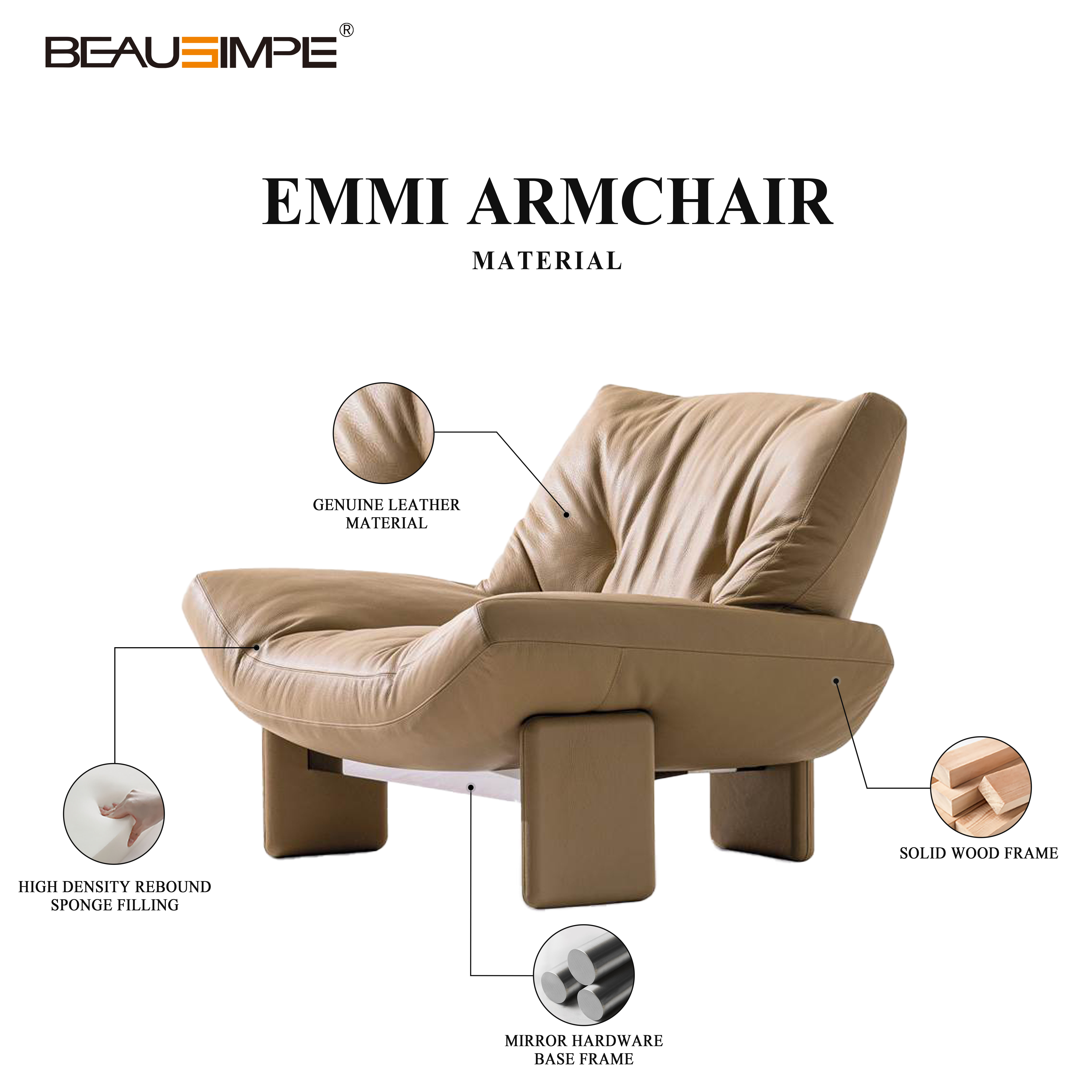 Premium Emmi Armchair for Leisure China Manufacturers Suppliers Factory ...