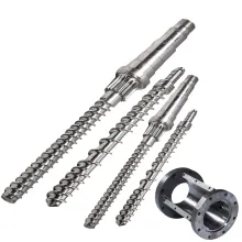 প্লাস্টিক এক্সট্রুডার মেশিনারির জন্য কাস্টম রাবার স্ক্রু এবং ব্যারেল প্রস্তুতকারক