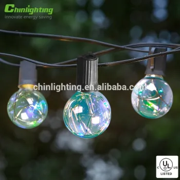 18.3feet LED Copper string lights G40 Globe bulb ETL listed