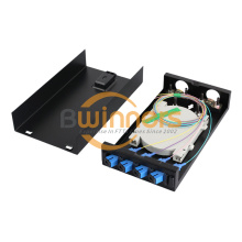 4 Ports Fiber Termination Box Wall Mount Mini ODF fiber optic patching