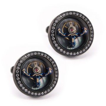 316L Stainelss Steel Men Suit Shirt Cufflinks With Custom Logo