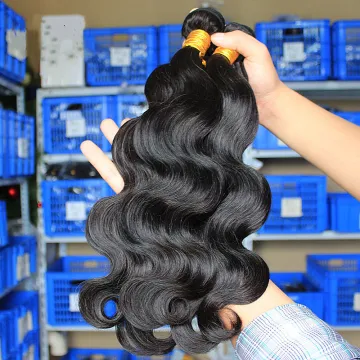 10 a double drawn body wave 100% human hair bundle,body wave malaysian hair bundles