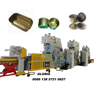 DRD metal tuna tin can maker machine line