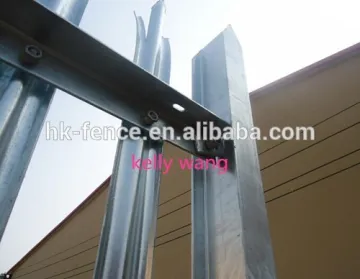 pvc coated wrought iron garden security fence