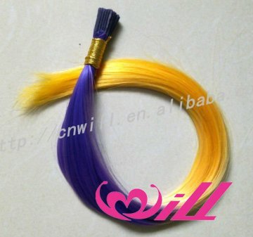 pretty chromatic hair color two tone hair extension