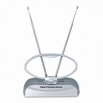 TV Indoor DVB-T Antenna with Dual Compatibility of Digital and Analog Reception