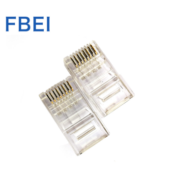 Conectores de crimpado de cable Ethernet de extremos RJ45 Cat6