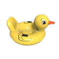 Snow Toys အဝါရောင် duck pvc ဖောင်းပွပ်ဆီးနှင်းပြွန်