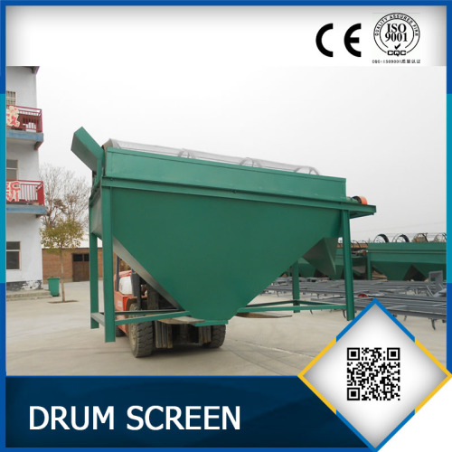 Organic fertilizer drum screen