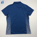 men's blue white stripes polo shirts