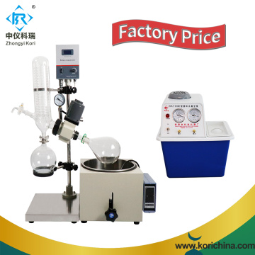 Laboratory rotary evaporator rotovap setup 1l 2l