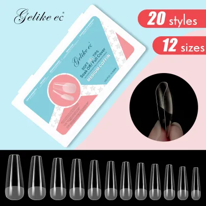 Wholesale 552pcs/box Gelly Tips for Nail Extension