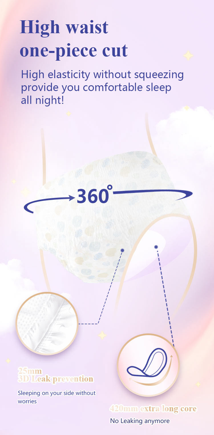 Ultra Absorbent Period Pants with Overnight Leak Protection
