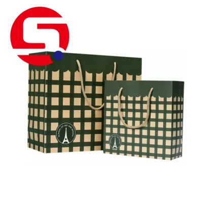 Xmas pink cellophane paper bags with handles