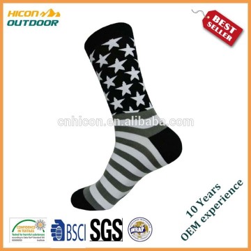Black Stripe Leisure Socks
