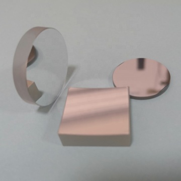Optische platte glazen telescoop spiegelplaat - gesmolten silica laserspiegel met metaalcoating