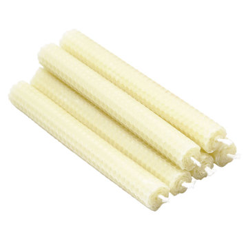 Hand Rolled Beeswax Taper Candles For Sale