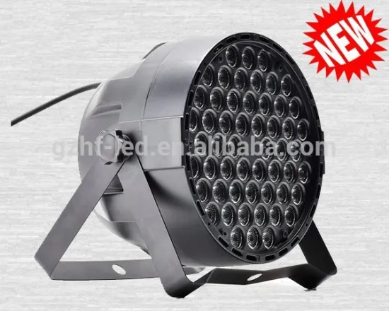 2015 New Items high brightness RGBW 54*3W LED Par Can Light With Plastic Body