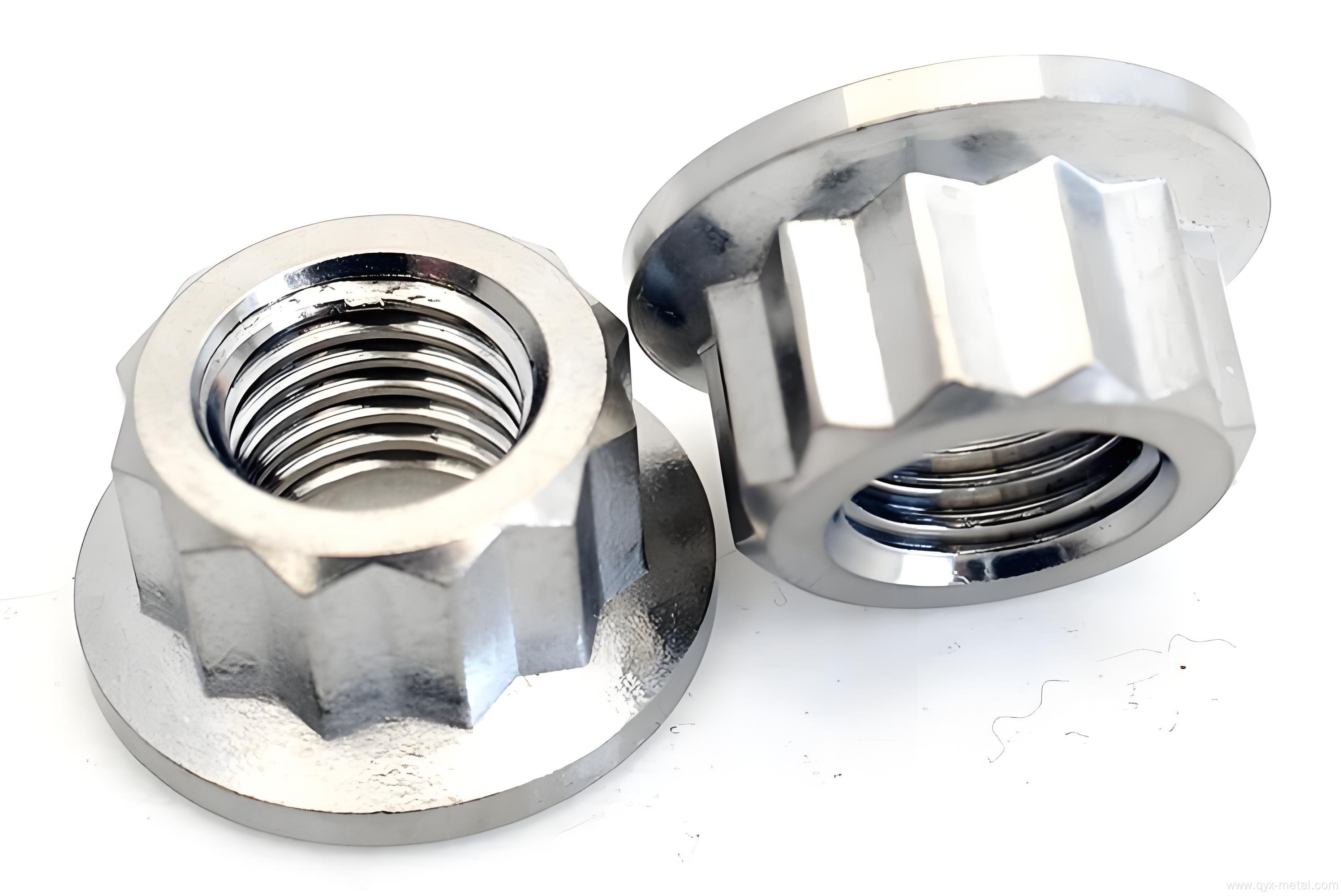 High-quality Titanium Flanged Axle Nut For Motorcycle