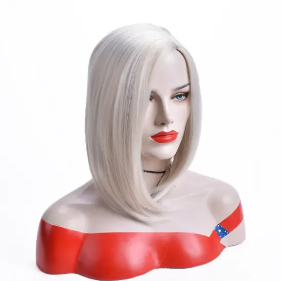 Wholesale Shoulder Length Straight Wigs with couleurs  Heat Resistant Snythetic hair wigs for Women