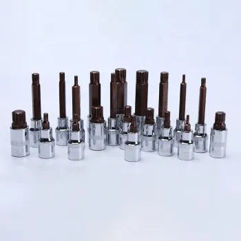 Professional Impact Socket Set: Pentagon Star, Torx Bit, Hollow Socket for Heavy Duty Applications