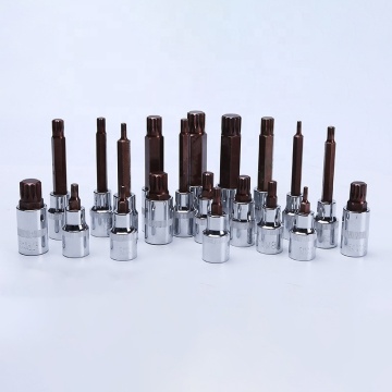 Professional Impact Socket Set: Pentagon Star, Torx Bit, Hollow Socket for Heavy Duty Applications