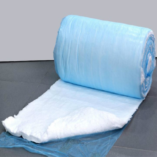Fiberglass insulation blanket mat