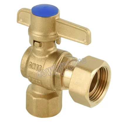 China Factory's Acs Approved Anti-Theft Brass Lockable Water Meter Ball Valve